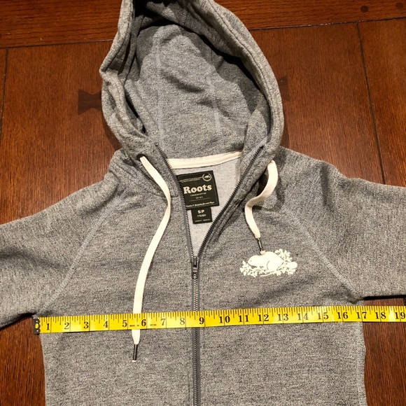 ROOTS ORIGINAL FULL ZIP HOODIE - Salt & Pepper - Small - Worn maybe 5 times - Picture 1 of 7